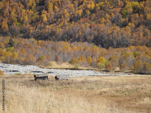 autumn in the mountains