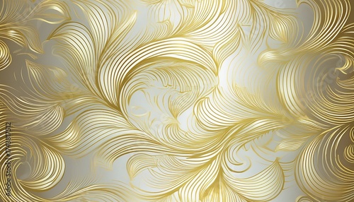 abstract gold pattern on a light background