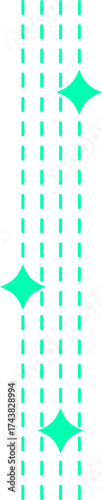 Y2k Divider with Sparkles