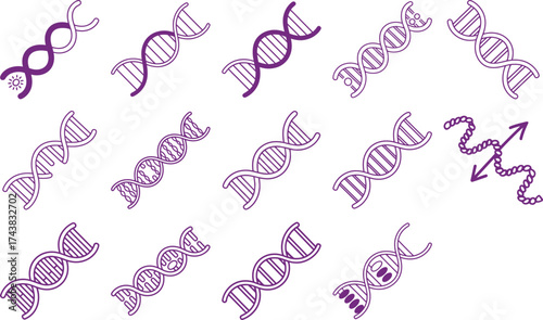 Explore the fascinating world of genetics with this DNA strand pattern background