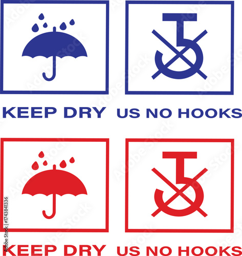 Black fragile shipping or packaging icons symbol, Vector illustration for logistics and shipping sign,including fragile, upward, glass, recycled, keep dry, Common packaging & warning illusions,

