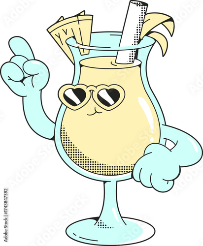 Retro Juice Mascot