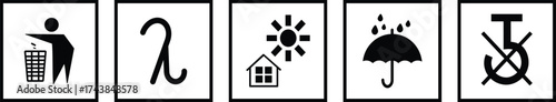 Cardboard collection packaging icon vector set, Vector illustration for logistics and shipping sign,including fragile, this way up sign icons, Vector icons include fragile illusions,

