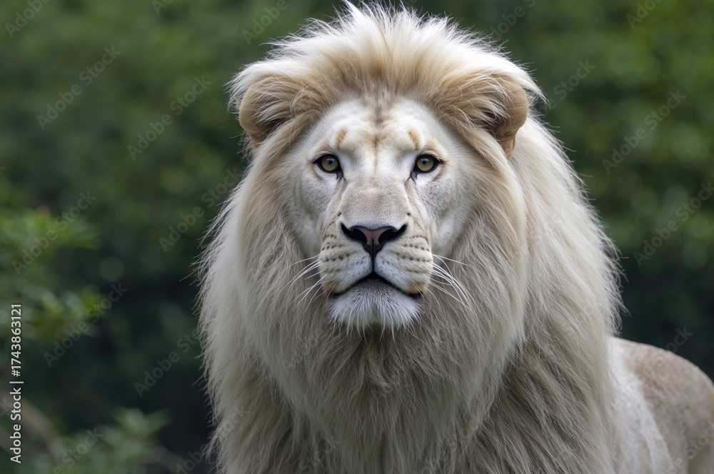 Fototapeta premium Untamed lioness roaming freely in the wild
