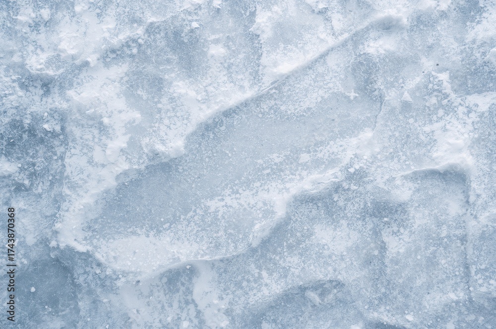 Obraz premium Winter white snow texture with abstract patterns and natural backgrounds