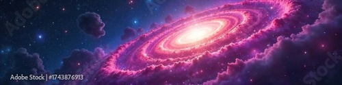 Wallpaper Mural Cosmic Galaxy Burst Awe-Inspiring Nebula Vista, Perfect for Science Fiction, Fantasy, and Astronomy Projects Torontodigital.ca