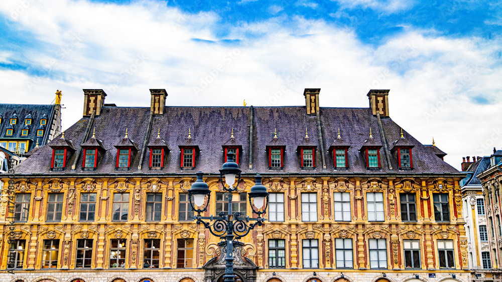 Fototapeta premium Lille city north of France downtown