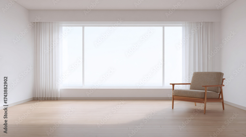 Fototapeta premium minimalist room