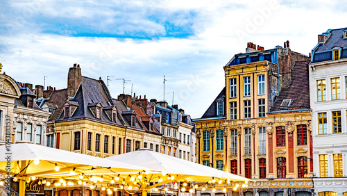Fototapeta Naklejka Na Ścianę i Meble -  Lille city north of France downtown