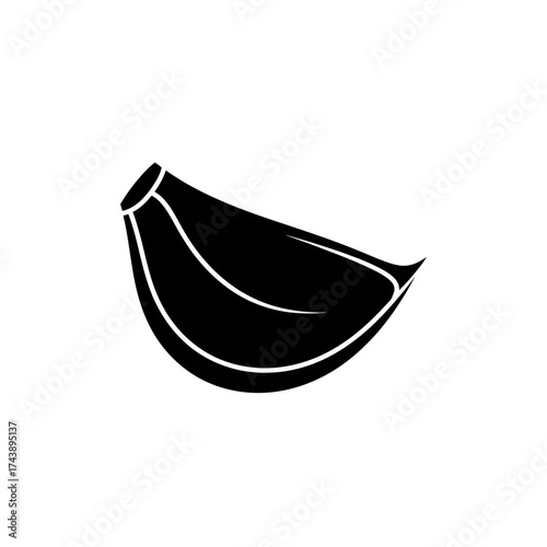 Garlic clove isolated on white background, a common ingredient in various cuisines
