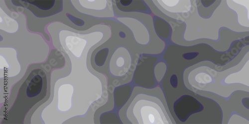 Abstract topographic contour map with smooth gradients and subtle purple outlines creating a modern, organic, and visually engaging background texture