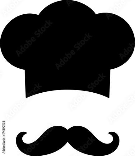 Chef Scalable SVG Vector Graphic with Editable Paths and Layers for Web, UI Design, Digital Art, and Print Applications