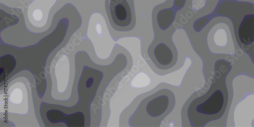 Abstract topographic contour map pattern with smooth gradient transitions and subtle purple outlines creating a visually complex and organic background texture