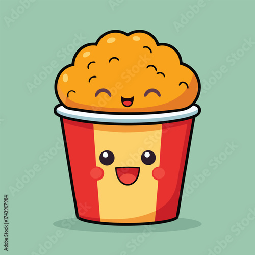 Illustration of a cup of coffee and tea on white background