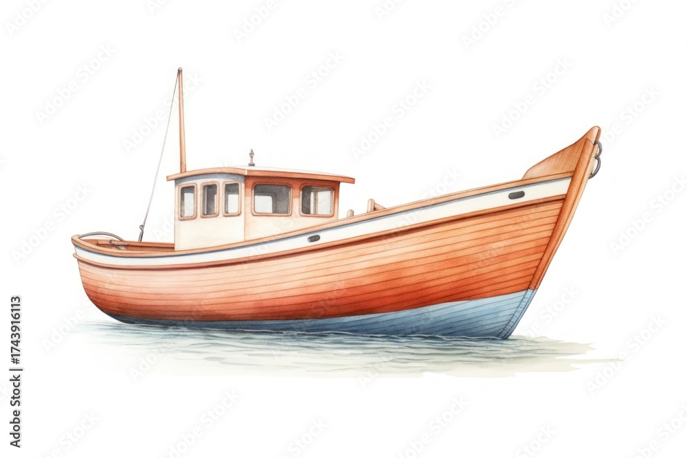 Fototapeta premium Boat watercraft sailboat vehicle.