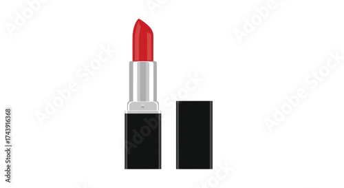 Bold red lipstick adds a touch of glamour, promising a vibrant, confident look for your beauty and style projects, perfect for makeup tutorials