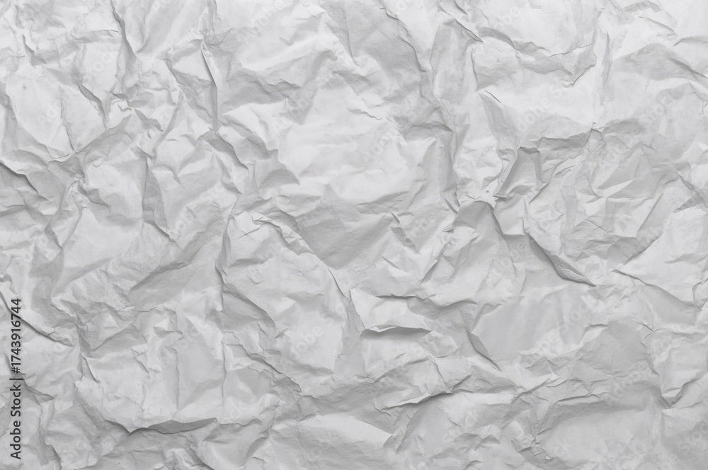 Obraz premium Vintage wrinkled grey paper surface texture