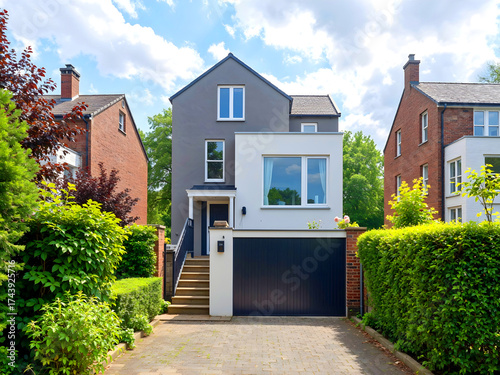 Wallpaper Mural Manchester, United Kingdom, semi-detached homes. Torontodigital.ca