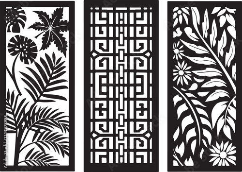 🖤 Stylish Decorative Panel Set