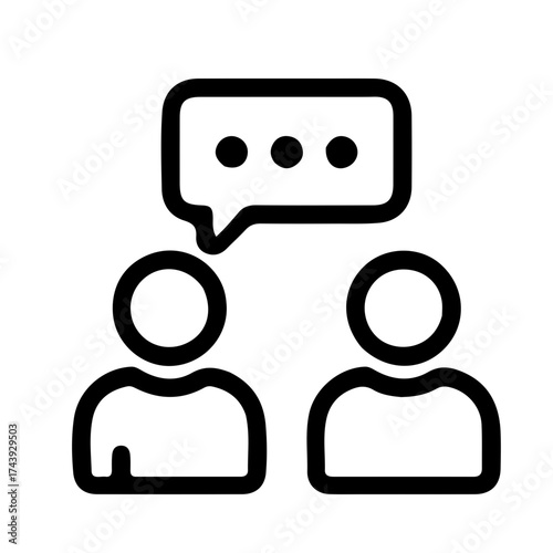 Communication Solid Minimal Business Sign