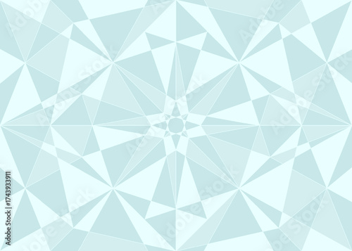 Abstract light green background with geometric shapes. Suitable for templates, banners, posters, events, and websites. Vector illustration.