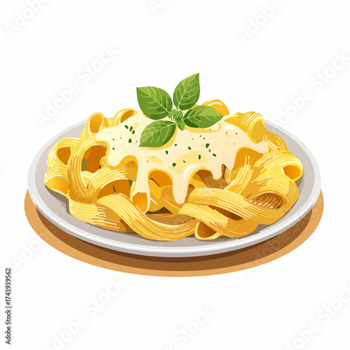 Pasta mit Käsessosse