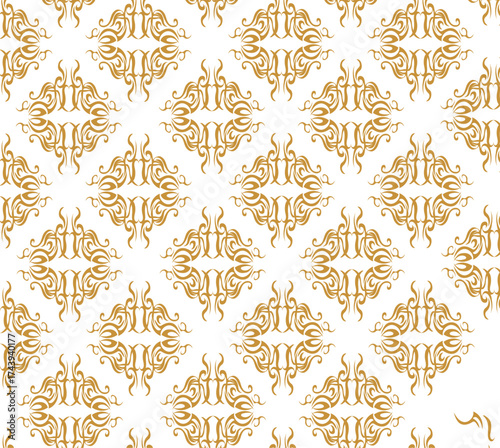 Thailand pattern, Luxury Plaid, Tartan Seamless Pattern, damask seamless pattern background. Classical luxury old fashioned damask ornament, royal victorian seamless texture for wallpapers, textile, w