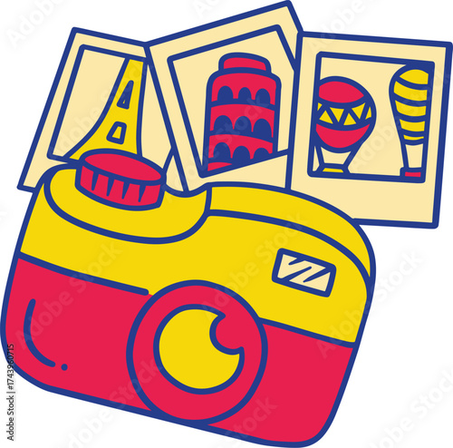 Camera Polaroid Analog Travel World