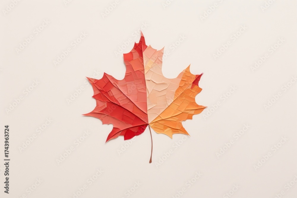 Obraz premium Maple leaf autumn plant tree.