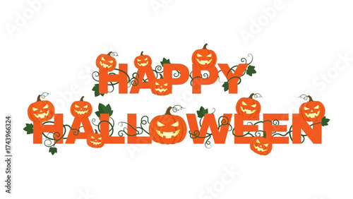 Spooky Season's Greetings: A festive Halloween greeting, adorned with grinning jack-o'-lanterns, celebrates the joy and fright of the holiday. 