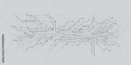 Global network connection banner design template. Header social network communication in the global business concept. Big data visualization. Internet