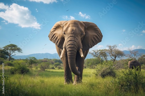 The bush elephant is the biggest land animal currently alive, whereas the forest elephant ranks third in size among terrestrial species.