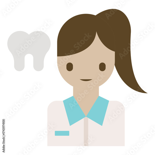 icon in flat style