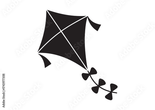 Fly kite Icon, Fly kite Solid Vector Design