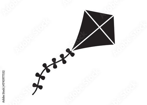 Fly kite Icon, Fly kite Solid Vector Design