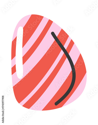 Sugary caramel candy Christmas treat
