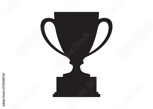 Trophy Icon, Trophy Solid Vector, Trophy Design
