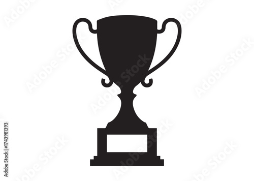 Trophy Icon, Trophy Solid Vector, Trophy Design