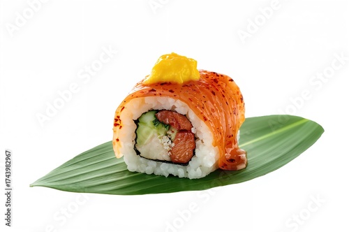 Smoked Eel-filled Sushi Rol...