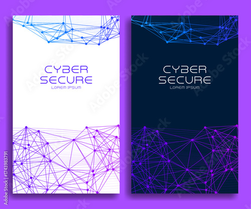 Abstract digital network illustration showcasing modern interconnected data points and technological communication flow graphics