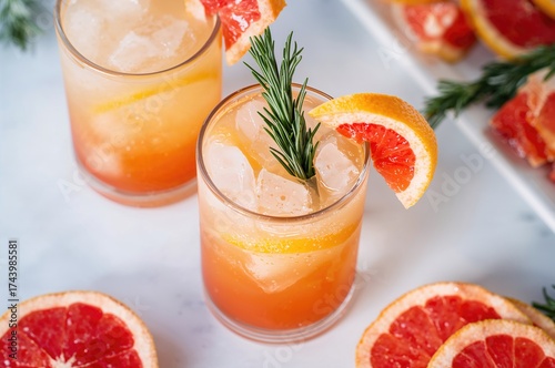 Refreshing summer drinks wi...