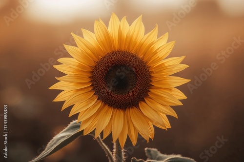 Close-Up of Sunflower Bloom...