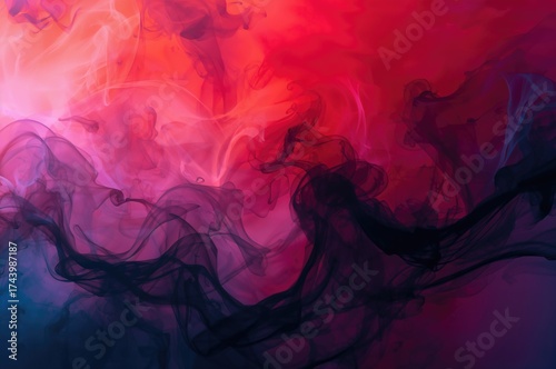 Decorative smoke forms the ...