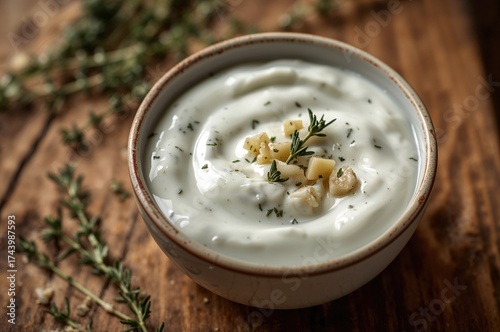 Delicious garlic-infused sa...