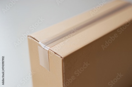 Close-up of tape resting on...