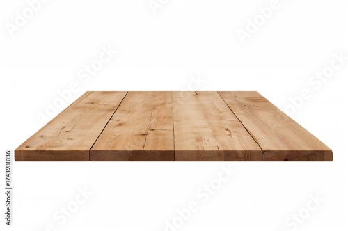 Wooden tabletop seen from t...