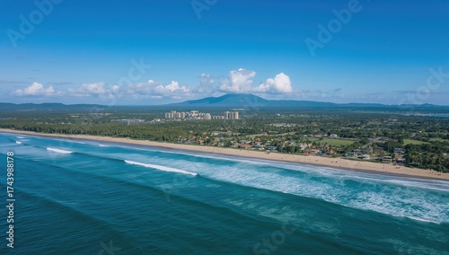 Aerial Panorama of a Popula...