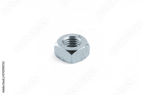Metal fastening nut isolate...