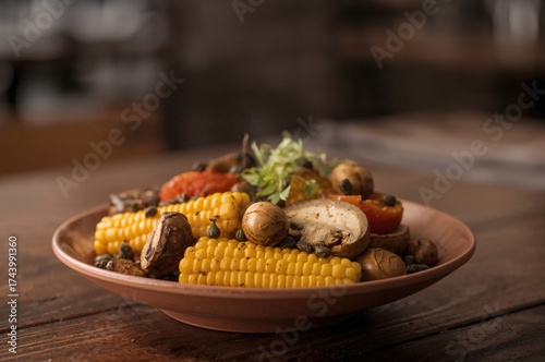 Delicious roasted baby corn...