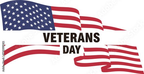Veterans day american flag patriotic holiday celebration image